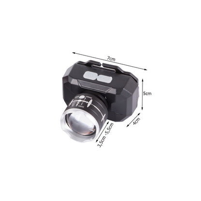 Tölthető LED homlok lámpa xhp50 - erős fény, könnyű használat, túrázás, camping, outdoor, felnőtteknek