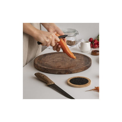 Univerzális hámozó Ruhhy 23014 - gyümölcs, zöldség, konyhai segédeszköz - rozsdamentes acél, ergonomikus markolat