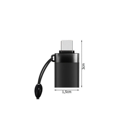 USB-C csatlakozó átalakító USB 3.0 OTG Solid - Kulcsszavak: adapter, USB-C, USB 3.0, OTG, átalakító, solid