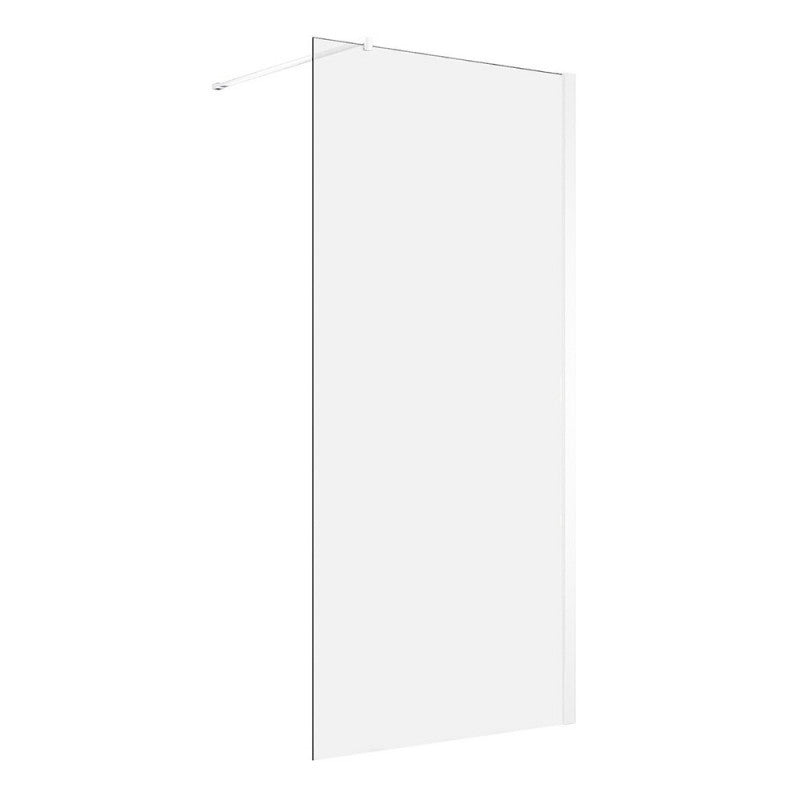 Walk-in 8 mm-es edzettüveg zuhanyfal, 80x200cm