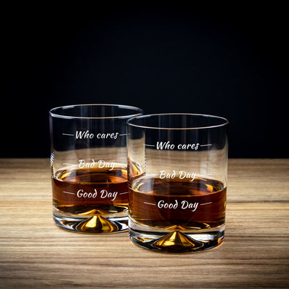 Whisky készlet gitártartóban, felíratos poharakkal - Froster