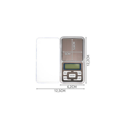 Zsebmérleg 500 x 0.1 g, digitális ékszer mérleg, aprómérleg, precíziós mérleg