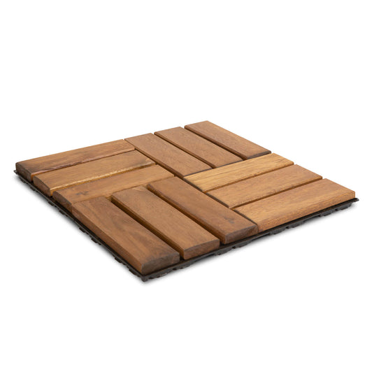 Fa padlóburkolat (12 léces - 30 x 30 cm - 6 darabos csomag)