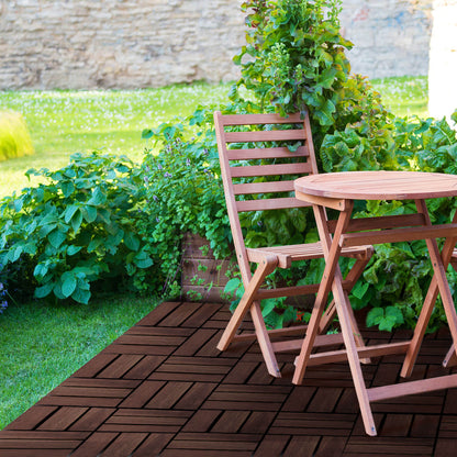 Fa padlóburkolat (12 léces - 30 x 30 cm - 6 darabos csomag)
