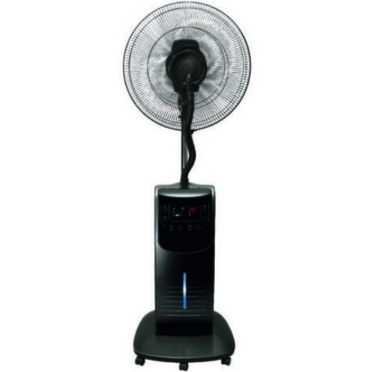 Somogyi Párásító ventilátor, fekete, 40 cm, 90 W