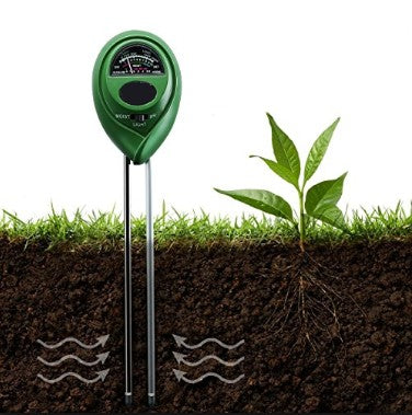 3 az 1-ben talajvizsgáló kertészeti eszköz