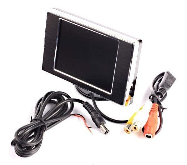 3.5" TFT LCD mini monitor autóba színes tolatókamera monitor