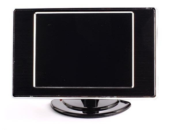 3.5" TFT LCD mini monitor autóba színes tolatókamera monitor