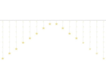 LED csillagos fényfüggöny
