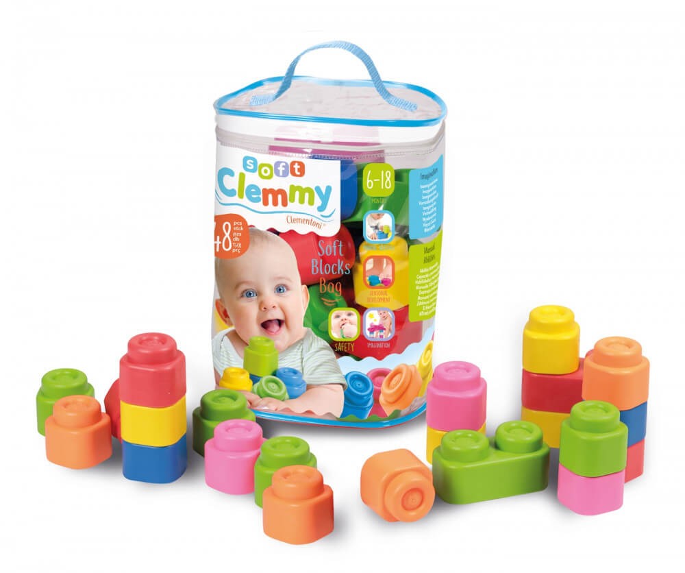 Clemmy Baby építő játék - 48 darabos