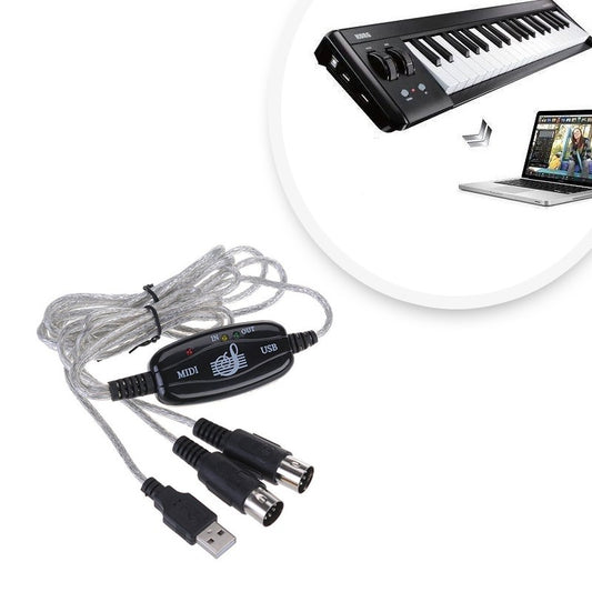 USB MIDI kábel USB MIDI adapter