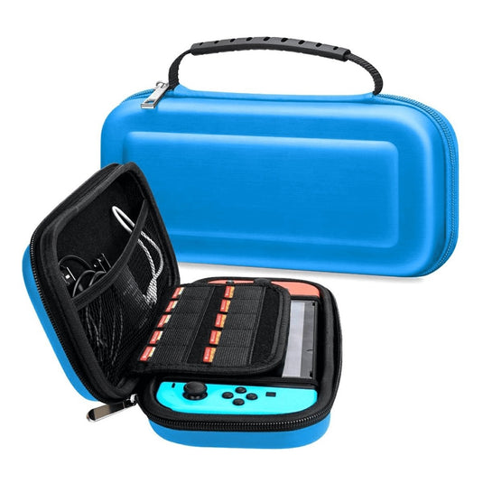 Nintendo Switch tartó tok, kék tároló táska