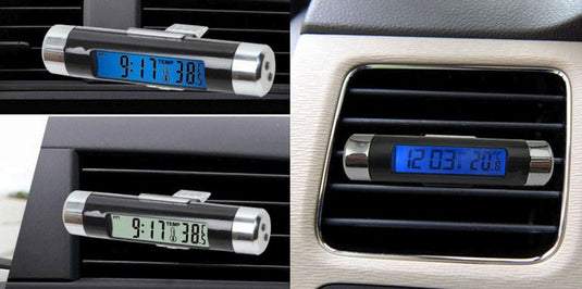 Autós hőmérséklet, dátum és idő kijelző