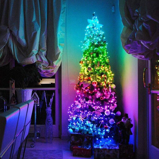 LED Karácsonyfa világítás, karácsonyi fényfűzér