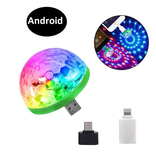 Mini RGB disco gömb