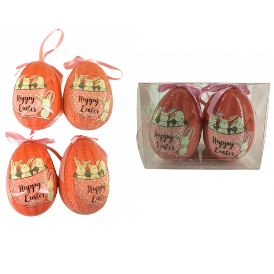 Húsvéti tojás dekor nyuszival (4 db)