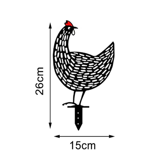 Leszúrható Csirke Kerti Dísz
