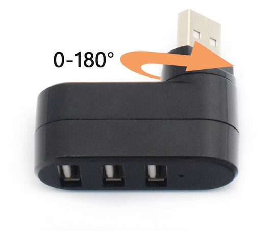 3 Portos USB 2.0 HUB forgatható fejjel