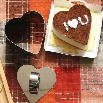 Rozsdamentes acél köralakú sütemény (Mousse) forma
