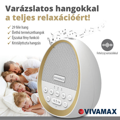 Nature&Relax hang- és dallamterápiás készülék (fehér zaj)