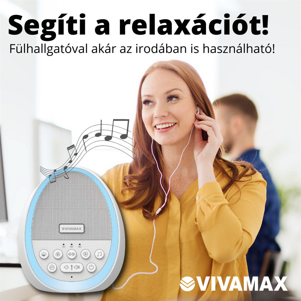 Nature&Relax hang- és dallamterápiás készülék (fehér zaj)
