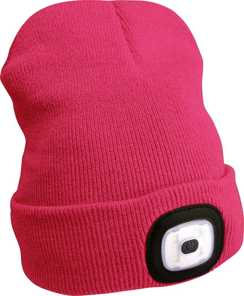 Kötött LED lámpával felszerelt sapka