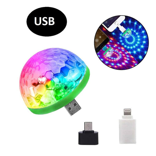 Mini RGB disco gömb
