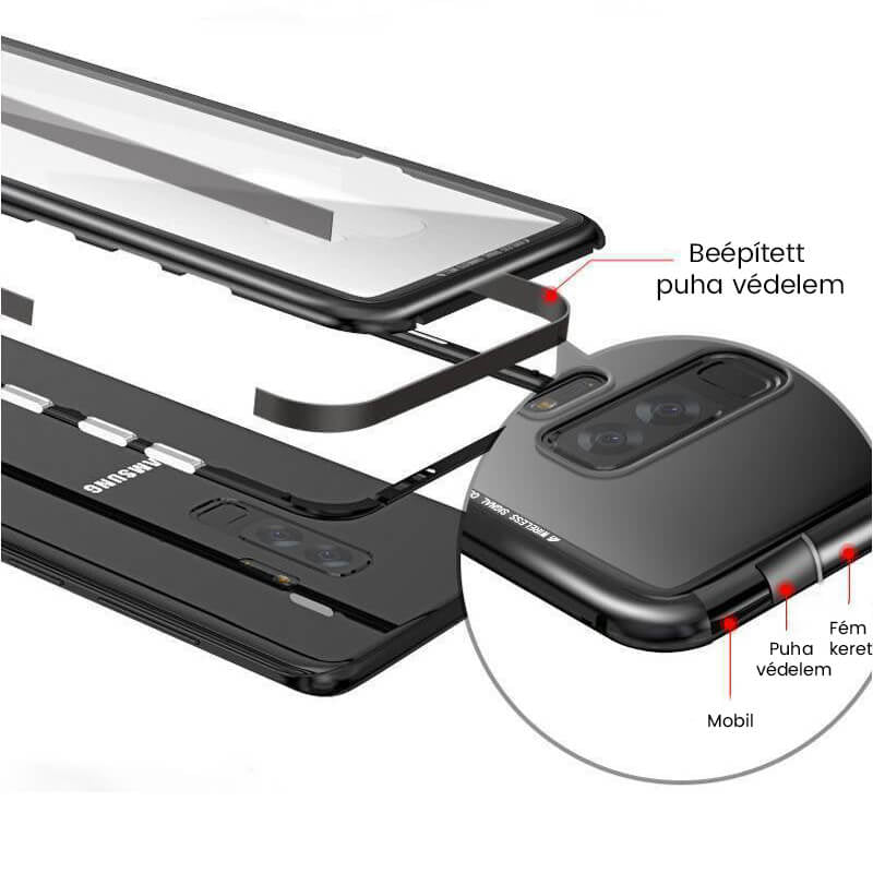 Mágneses, átlátszó Samsung telefontok